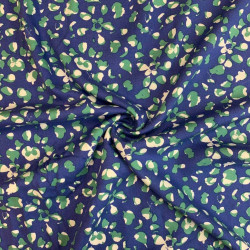 Printed Viscose RELOY Ultramarine / Emerald